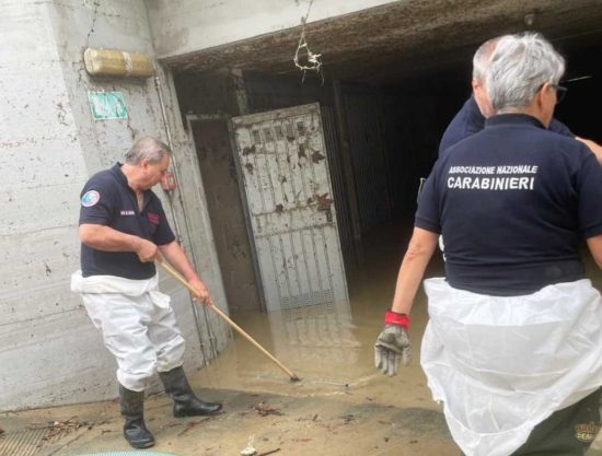 I volontari del Nucleo Anc Pc di Viterbo in Emilia Romagna in soccorso per l'alluvione