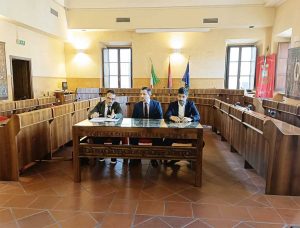 Civita Castellana - Visita istituzionale del commissario del Consorzio industriale del Lazio, professore Raffaele Trequattrini