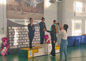 Roma - La ginnasta Nicol Hrybachova