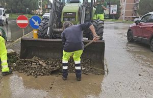 Civitavecchia - Gli interventi dopo la bomba d'acqua