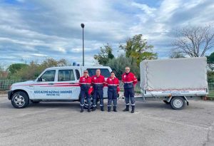 Il nucleo Anc di Viterbo in partenza per l'emergenza maltempo in Emilia Romagna