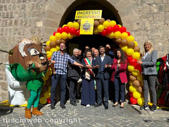 Viterbo - L'inaugurazione di Cioccotuscia
