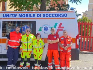 Gruppo volontari del soccorso Montefiascone del coordinamento Prociv Arci servizio protezione civile e sanità