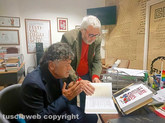 Carlo Galeotti e Marcello Veneziani nella Casa editrice CGE