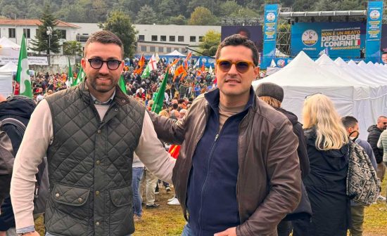 Pontida - Una delegazione di Lega Viterbo al raduno del partito