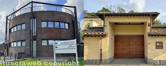 Viterbo - L'auditorium di Unindustria e il centro culturale della Fondazione Carivit