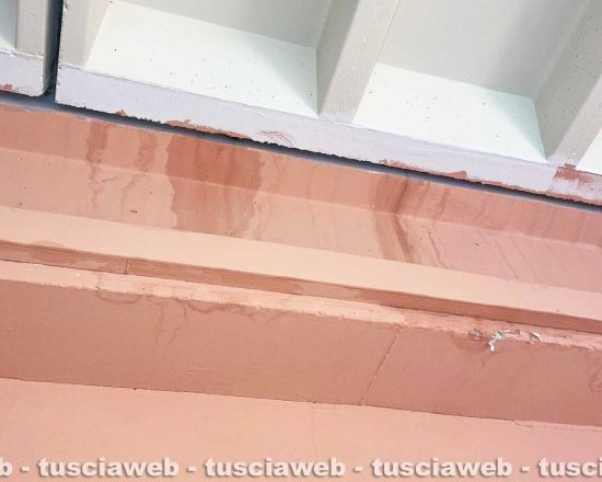 Civitavecchia - Le infiltrazioni al liceo Guglielmotti