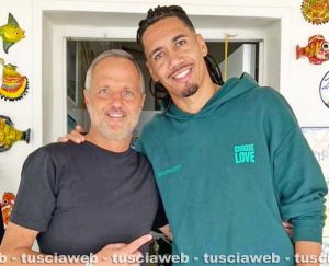 Santa Severa - Chris Smalling con Stefano Quartieri