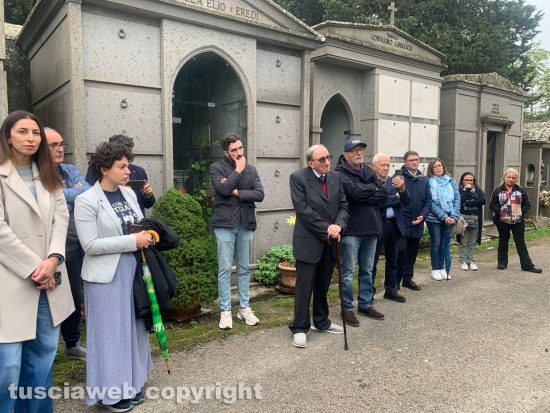 Viterbo - Cerimonia in ricordo di Luigi Petroselli 