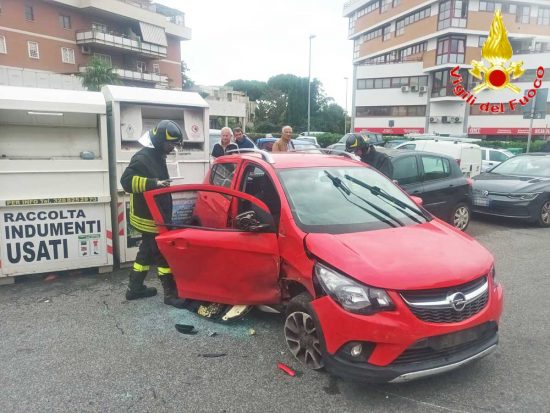 Civitavecchia - L'incidente in via Palmiro Togliatti