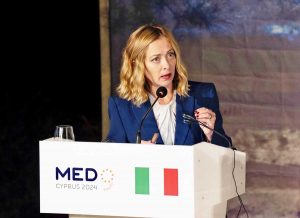 La premier Giorgia Meloni