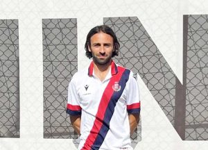Mattia Alagia della Flaminia ha segnato il momentaneo 1-1