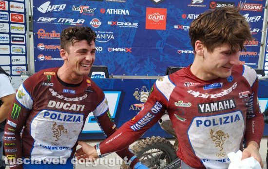 Alessandro Lupino complimentato da Andrea Bonacorsi