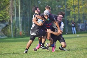 Una fase del match Cus Siena-Lions Alto Lazio