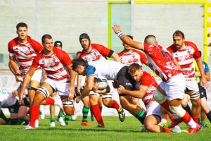 Il Rugby Civitavecchia in azione