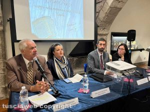 Da sinistra: Luigi Pasqualetti, Chiara Frontini, Lorenzo Abbate e Stefania Gatti
