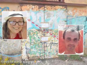 Femminicidio di Civitavecchia - Parcheggio il Bricchetto - La struttura sotto sequestro - Nei riquadri Camelia Ion e Lucian Tuduran