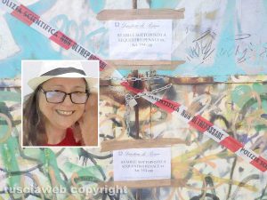 Femminicidio di Civitavecchia - Parcheggio il Bricchetto - La struttura sotto sequestro - Nel riquadro Camelia Ion
