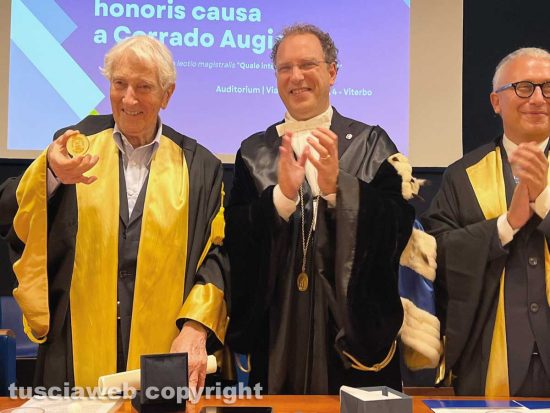 Viterbo - Dottorato honoris causa a Corrado Augias