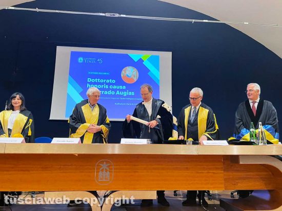 Viterbo - Dottorato honoris causa a Corrado Augias