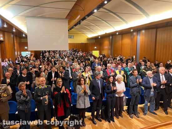 Viterbo - Dottorato honoris causa a Corrado Augias