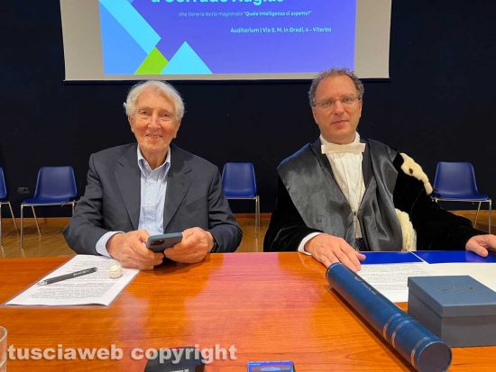 Corrado Augias e Stefano Ubertini