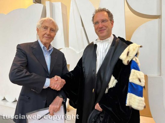 Corrado Augias e Stefano Ubertini