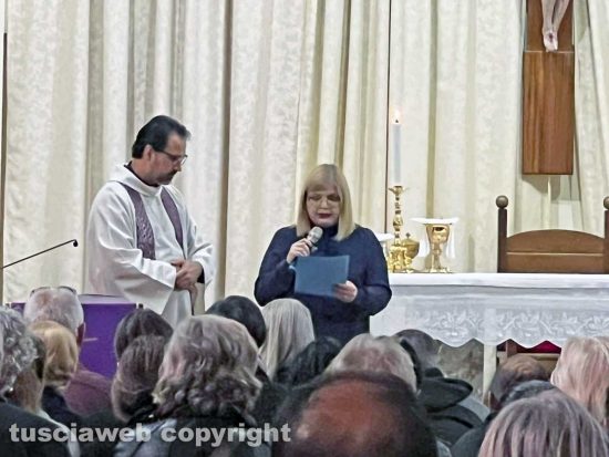 Tarquinia - I funerali di Luca Picano - La compagna Livia