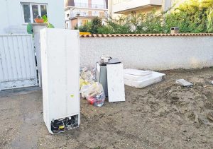 Civitavecchia - Il materiale raccolto da Csp