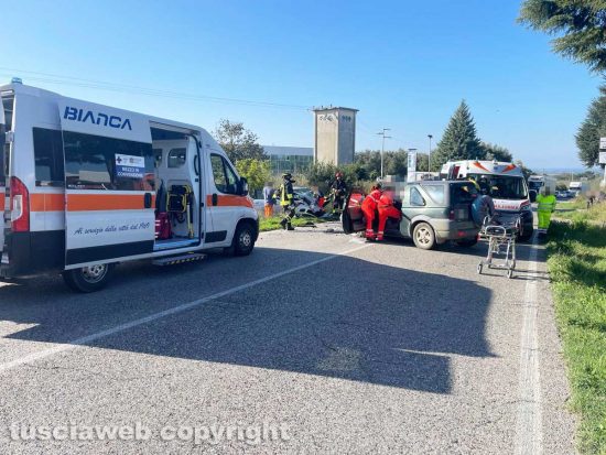 Frontale sulla Tuscanese