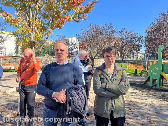 Viterbo - Il sopralluogo al Pilastro nell'ambito del progetto “Quartieri accessibili”