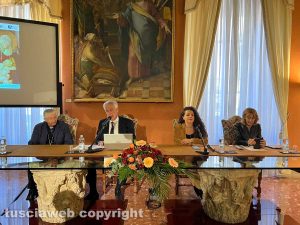 Da sinistra: Orazio Piazza, Luigi Pasqualetti, Chiara Frontini e Margherita Eichberg