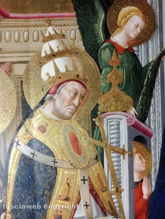 Restauro pala d'altare Madonna in trono con bambino