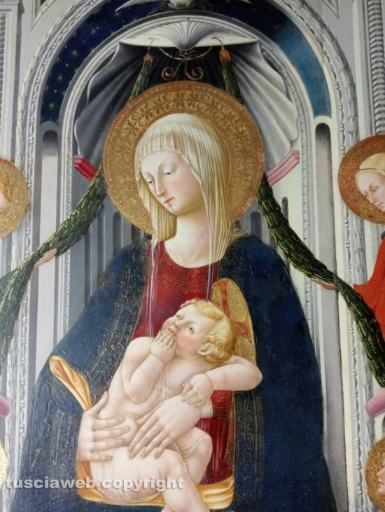 Restauro pala d'altare Madonna in trono con bambino