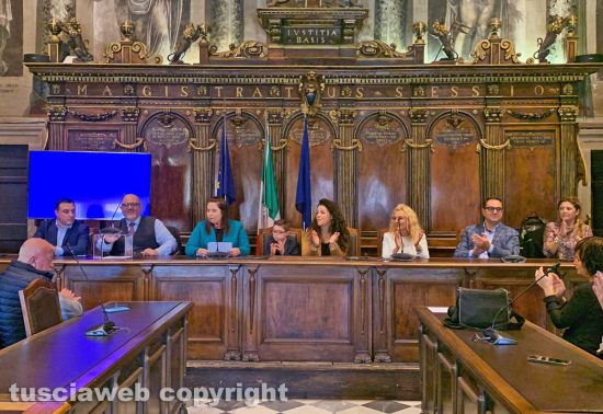 Viterbo - Cerimonia per riconoscimento a Francesco Baffo