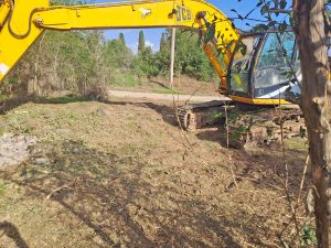 Montefiascone - Lavori tubatura Talete Commenda