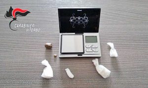 Sutri - Carabinieri - La droga sequestrata