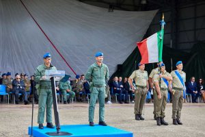 Viterbo - Aves, discorso del comandante cedente Gen. B. Quartuccio