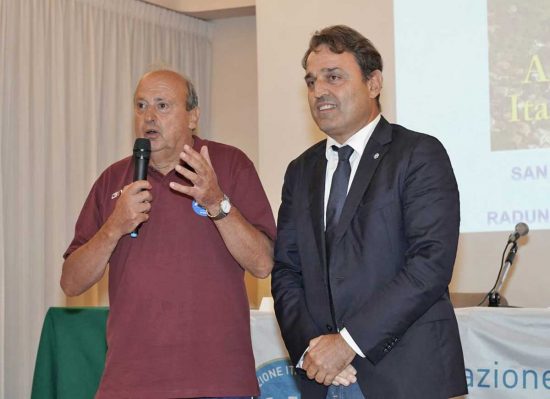 Luigi Gasbarri, presidente della sezione Aia di Viterbo, e il dirigente nazionale Antonio Zappi