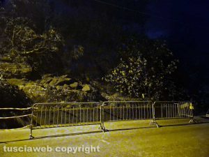 Montefiascone - La frana sulla Verentana