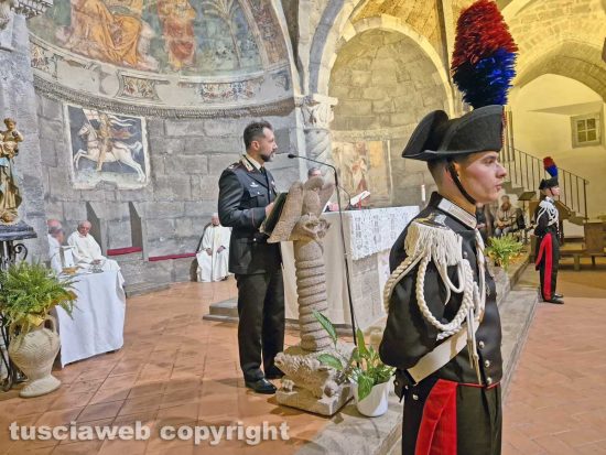 Montefiascone - La celebrazione della Virgo Fidelis - Il maggiore Stefano Colusso