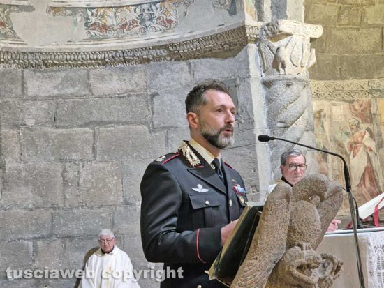Montefiascone - La celebrazione della Virgo Fidelis - Il maggiore Stefano Colusso