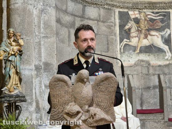 Montefiascone - La celebrazione della Virgo Fidelis - Il maggiore Stefano Colusso