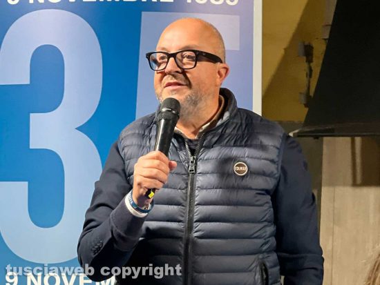 Viterbo - La manifestazione FdI per la caduta del muro di Berlino - Mauro Rotelli