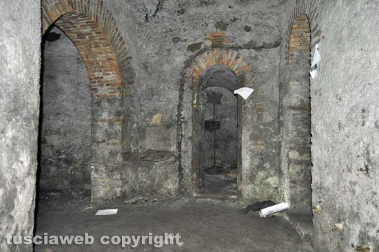 I sotterranei del centro storico di Viterbo - Il rifugio antiaereo nei pressi dell'ospedale vecchio - Foto di repertorio