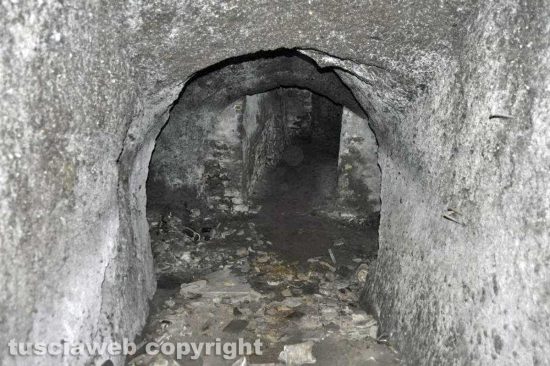 I sotterranei del centro storico di Viterbo - Foto di repertorio