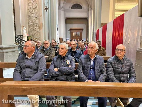 Viterbo - La messa in ricordo dei defunti del Sodalizio dei facchini di santa Rosa