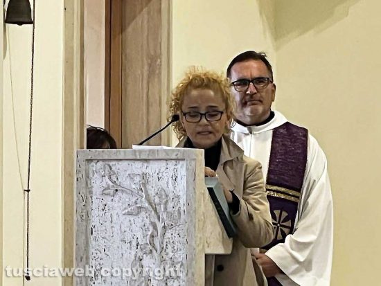 Viterbo - I funerali di Giuseppe Mastronicola - La figlia Cecilia