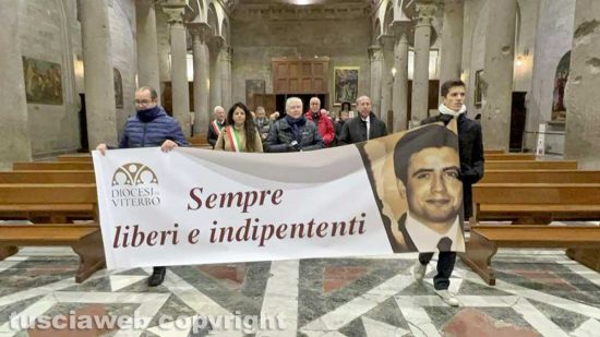 Viterbo - La fiaccolata della legalità per ricordare i valori del giudice Rosario Livatino