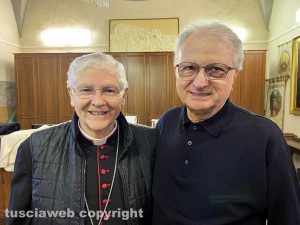 Viterbo - Don Egidio Bongiorni e Orazio Francesco Piazza
